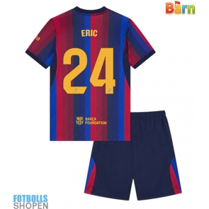 Billiga Barcelona Eric Garcia #24 Hemmatröja Barn 2026-27 Kortärmad (+ Korta byxor)